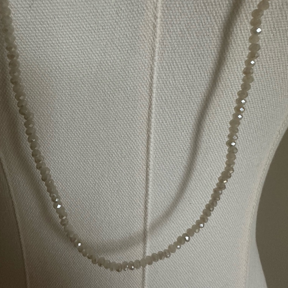 Beaded Necklace with Metal Embellishmemt - Picture 4 of 6